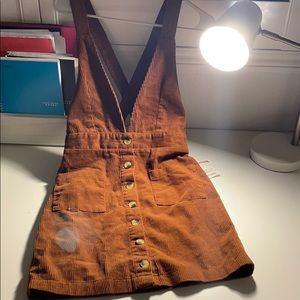 Corduroy overall Dress. Fall vibes 🧡